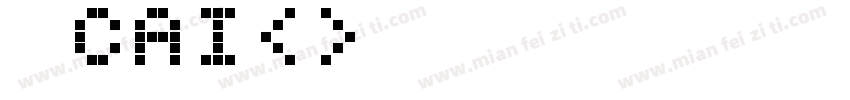 799 CAI978(ttf)字体转换